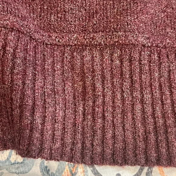 Cynthia Rowley Women's Purple Sweater with Side Slits Size S - Picture 8 of 12